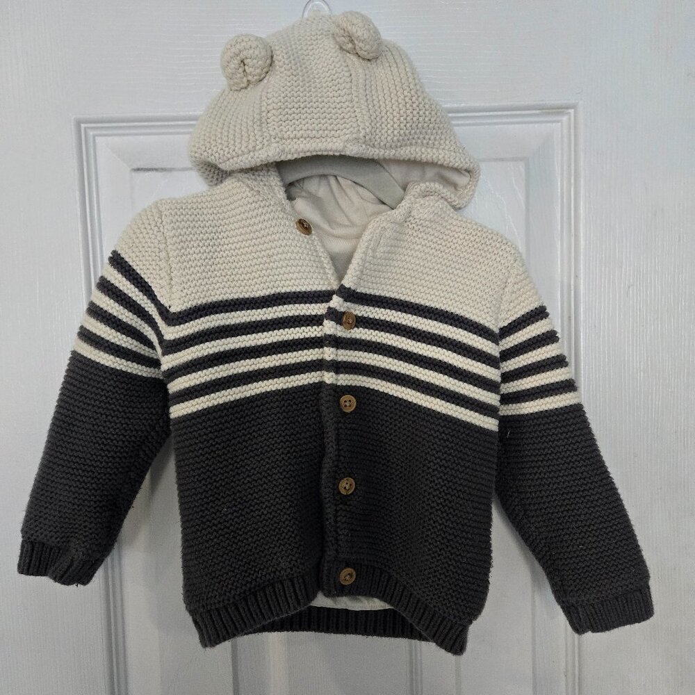 M&S Thick Button Up Jacket  24m